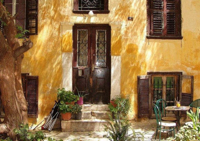 Hellas Athens Facade Building Home House Facade